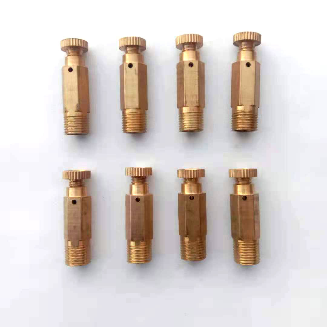 老式暖气片铜跑风手拧排气阀