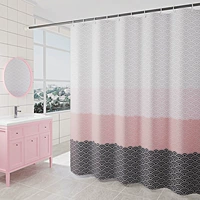Wi -Fi Signal Pattern Polyester Занавеска для душа водонепроницаем