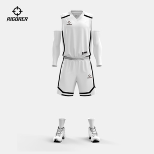 准者数码印篮球服高端定制不脱落村BA比赛队服大学生比赛训练球服