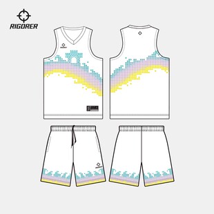 准者数码印篮球服广东省联赛免费个性DIY定制比赛服背心球衣套装