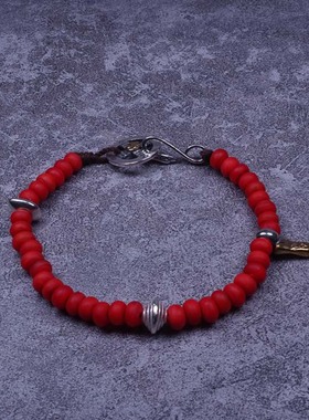 POHIER宝喜儿高桥纯银琉璃手串