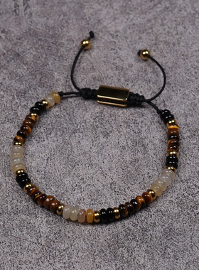 pohier虎眼石美拉德手链