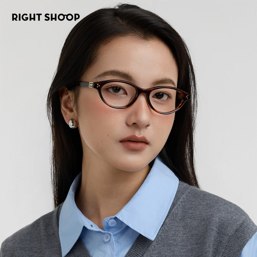 右店板材猫眼质感高度数近视眼镜