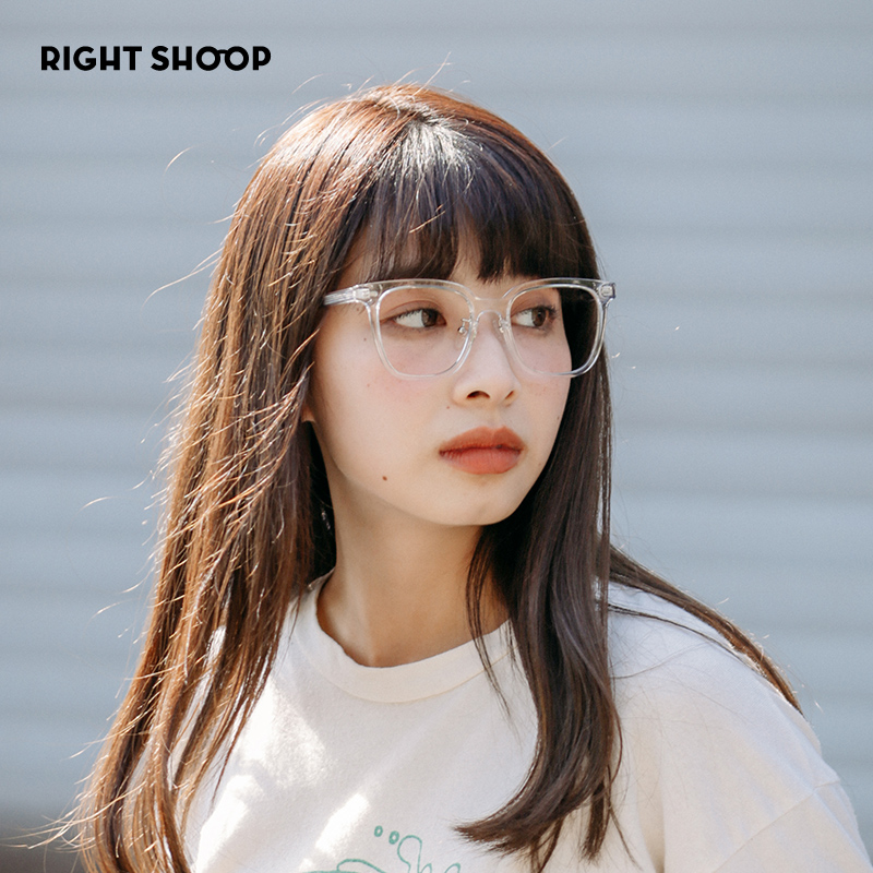 右店素颜显瘦黑色大脸轻韧眼镜框