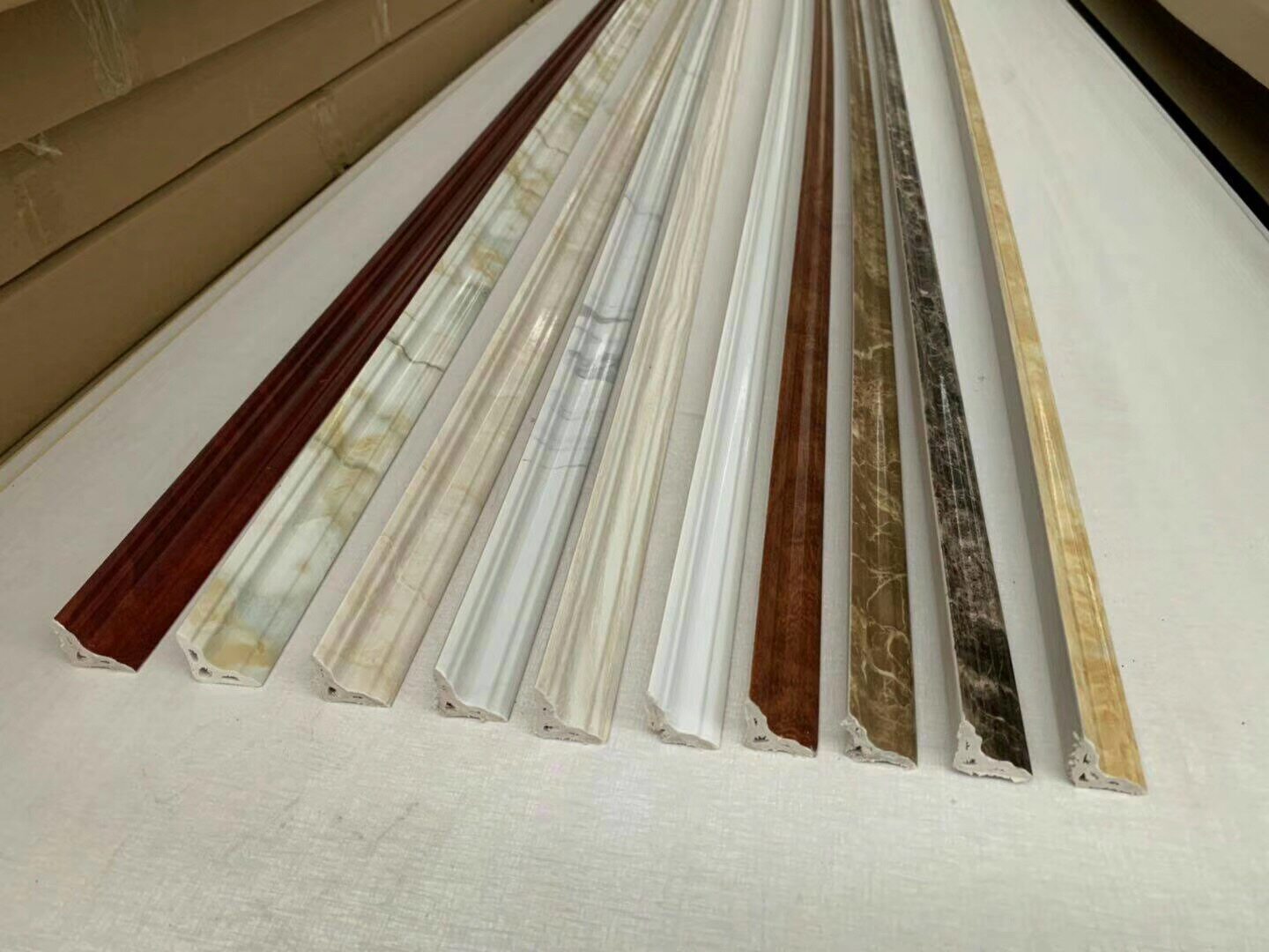 3公分pvc环保小阴角顶角线墙角内角转角收边美缝填缝线条