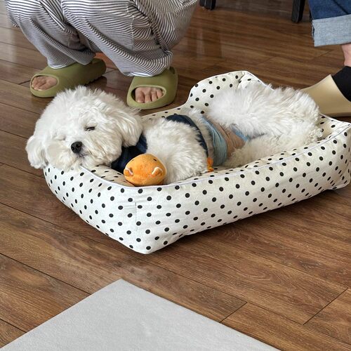 狗窝四季通用比熊安全感窝中小型犬睡窝可拆洗小狗床猫咪沙发窝