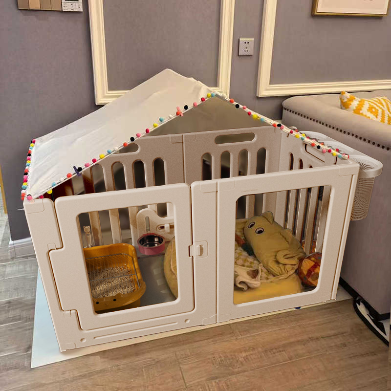 狗狗围栏栅栏室内防护栏挡板新型宠物小型中型犬小狗笼子别墅家用