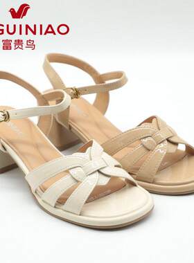 特价正品富贵鸟女鞋2024夏季新款
