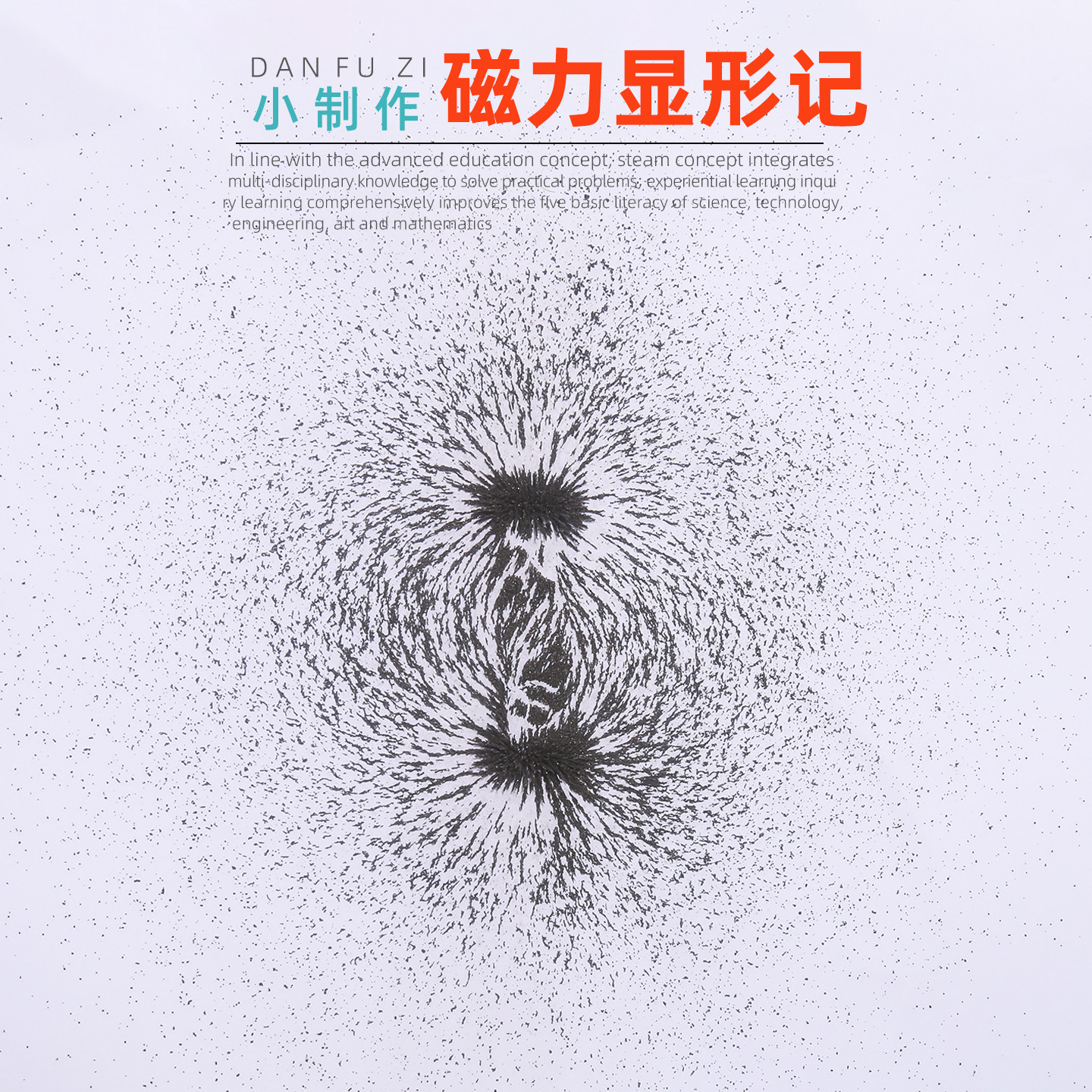 学生磁感线现形记条形磁铁小制作立体磁感线演示器科学小实验套装