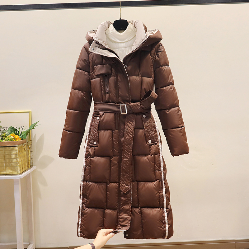 2025韩版长款羽绒棉服