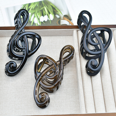 创意音乐头饰音符鲨鱼夹发夹发圈