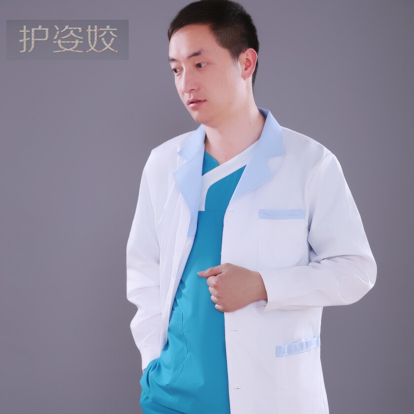 医院护士服 护士服长袖 白色 医师白大褂白大衣药房工作服ysd-01