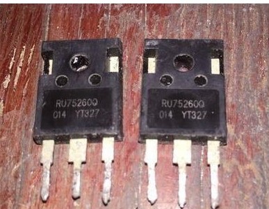 RU75260Q 拆机大功率大电流MOS管75V 260A代替IRFP2907 IRFP4368