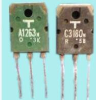 拆机 2SA1263 2SC3180 A1263N C3180N 音频功放配对管一对3元