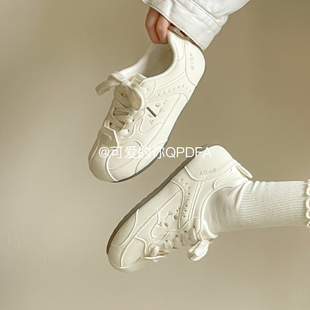 可爱的你复古德训鞋子女2026新款爆款韩系休闲板鞋学生百搭小白鞋