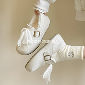 百搭二棉鞋 可爱 冬季 外穿一脚蹬单鞋 你保暖加绒勃肯鞋 女2025新款