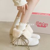 你保暖棉鞋 冬季 厚底雪地鞋 可爱 女款 2025新款 外穿毛毛棉靴二棉鞋