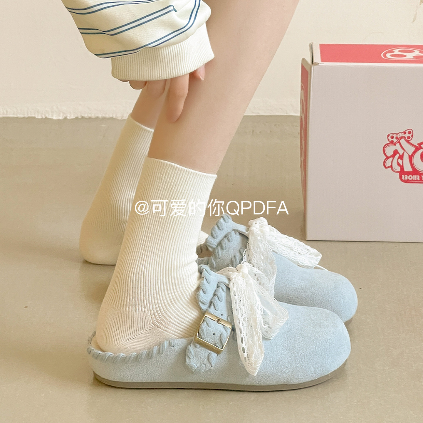 可爱的你 韩系懒人一脚蹬勃肯鞋半拖鞋女外穿2026新款百搭包头拖,女鞋,勃肯鞋/软木鞋,淘宝优惠券,粉丝福利购,淘宝优惠卷