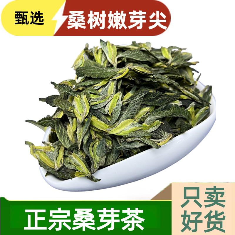 桑芽茶桑树芽茶桑树嫩尖茶泡水喝