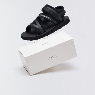 SUICOKE Lh-2 户外魔术贴防滑舒适透气厚底运动沙滩凉鞋