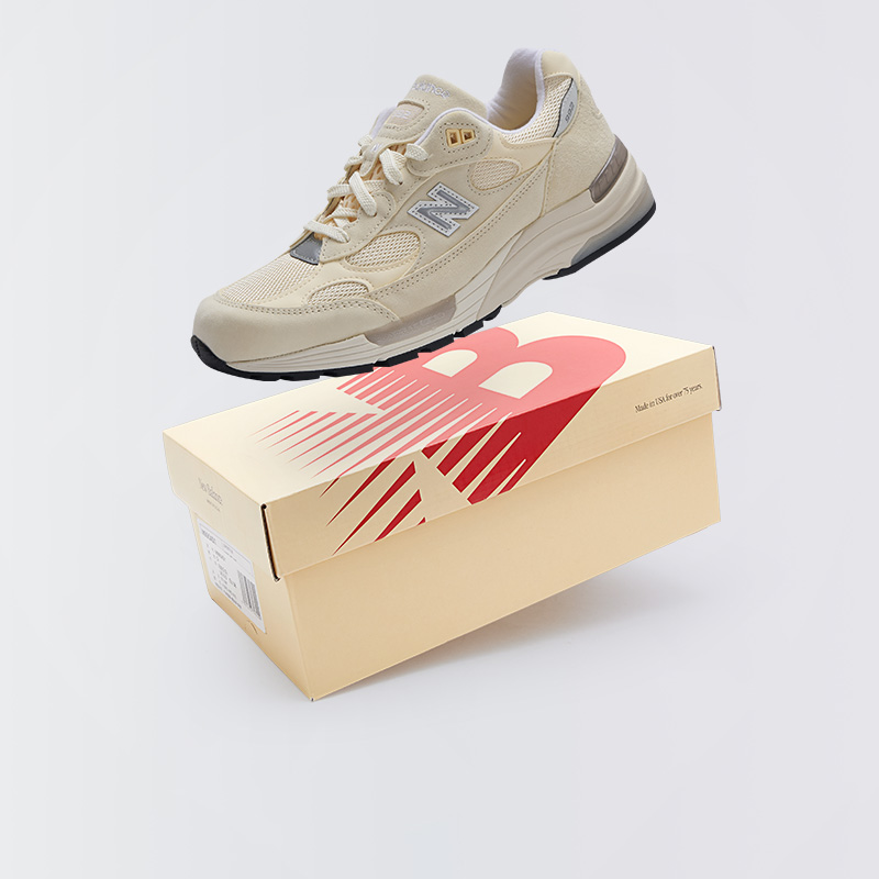 NewBalance/NB992系列舒适百搭防滑耐磨运动鞋低帮跑步鞋 U992GY