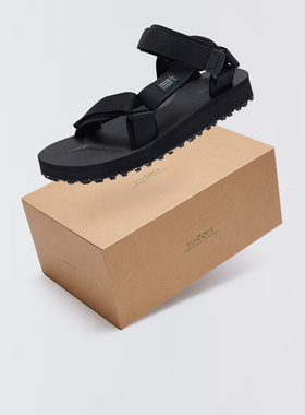 SUICOKE DEPA-2Cab-ECO 户外魔术贴防滑舒适透气厚底运动沙滩凉鞋