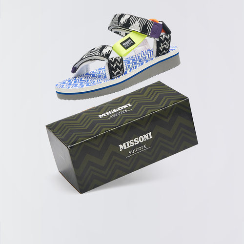 SUICOKE Chin2-Cab日系撞色可调节魔术贴速干凉鞋 OG-022-2MSN