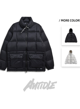 Taion/Hood Down Jacket 男女冬季防撕裂尼龙面包羽绒服102VZMT