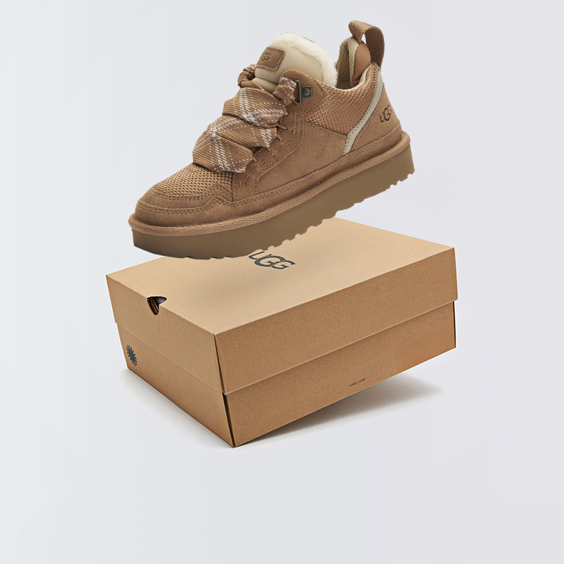 UGG Lowmel 冬季女款舒适平底圆头系带运动休闲鞋 1144032-CHE