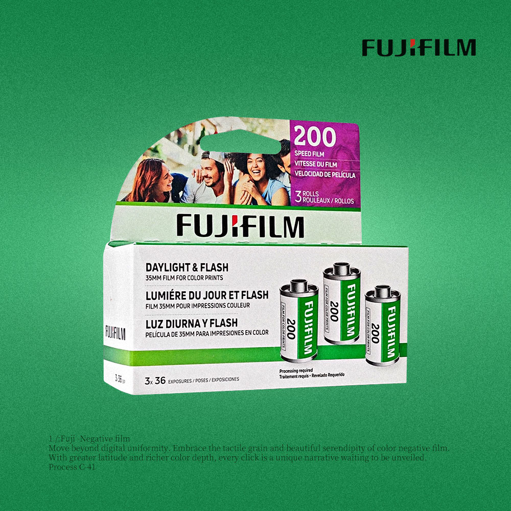 富士135专业彩色黑白负片