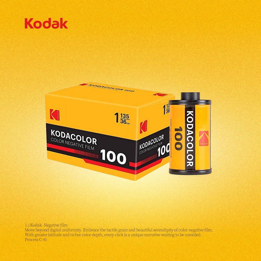 新品 柯达彩负 Kodak COLOR100度135彩色负片 36张