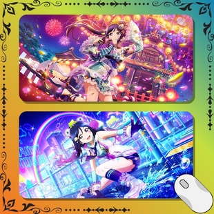 lovelive 松浦果南 二次元 超大号 防水 鼠标垫 cos周边 定制