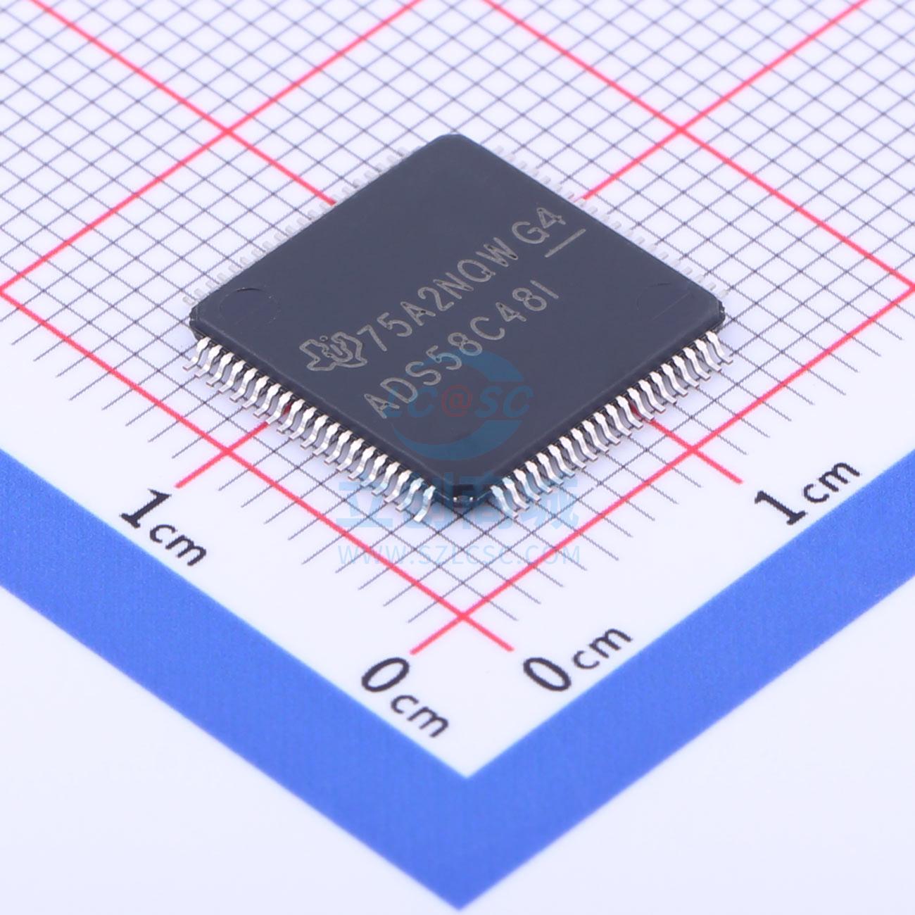 原装 ADS58C48IPFPR  TQFP-80 模数转换芯片