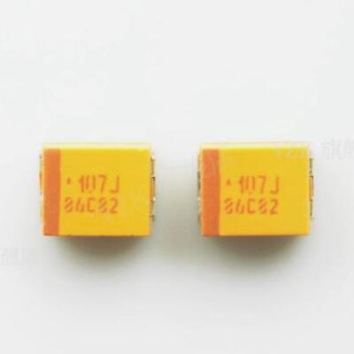 贴片钽电容107J100UF6.3V3528