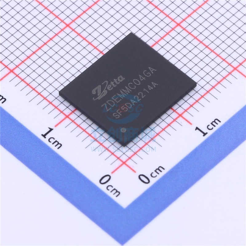 ZDEMMC04GA Zetta/澜智 FBGA-153 储存器IC