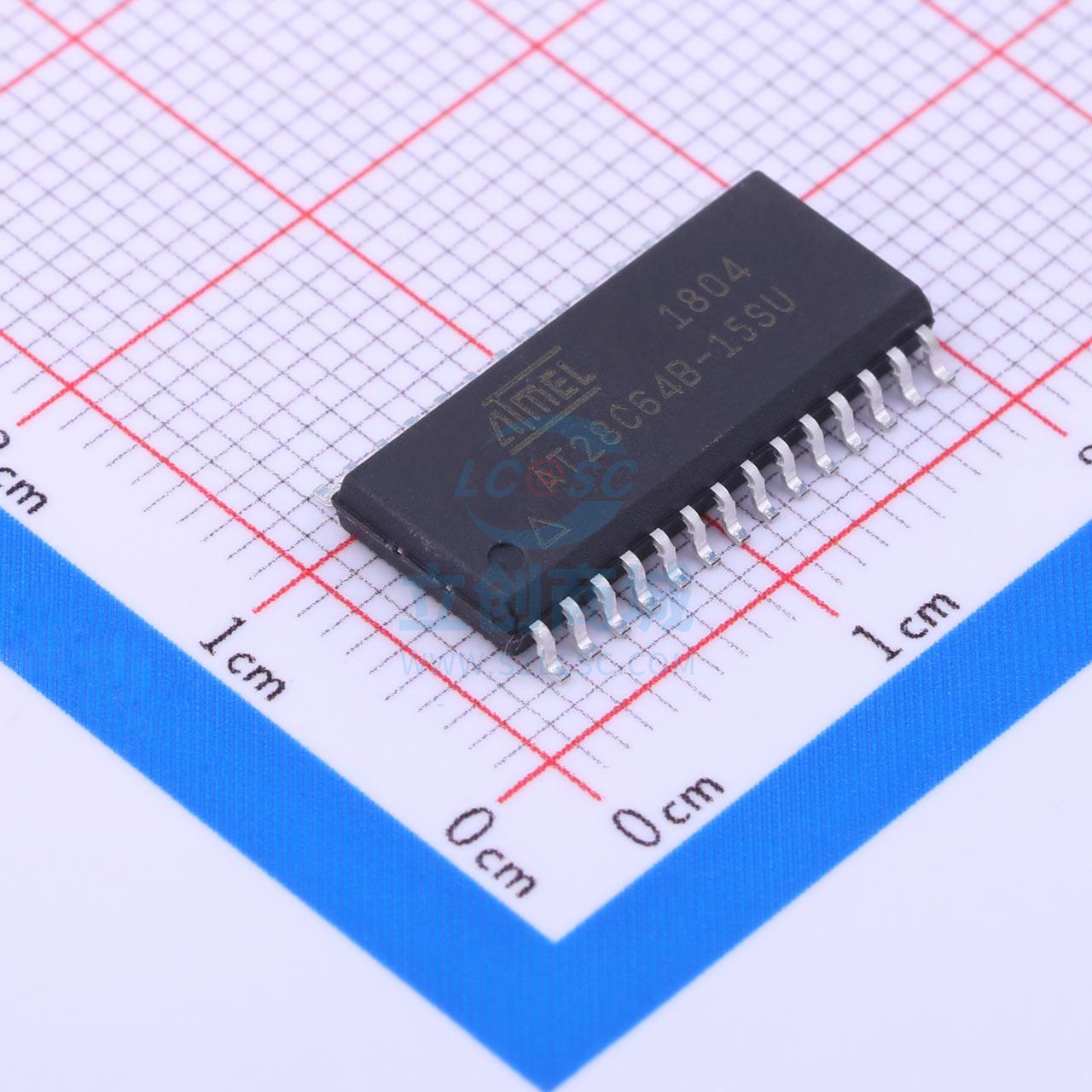 原装 AT28C64B-15SU MICROCHIP/美国微芯 SOIC-28 储存器IC芯片