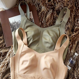 维多利亚大胸显小全罩杯薄款 品牌文胸 调整型收副乳防下垂无痕大码