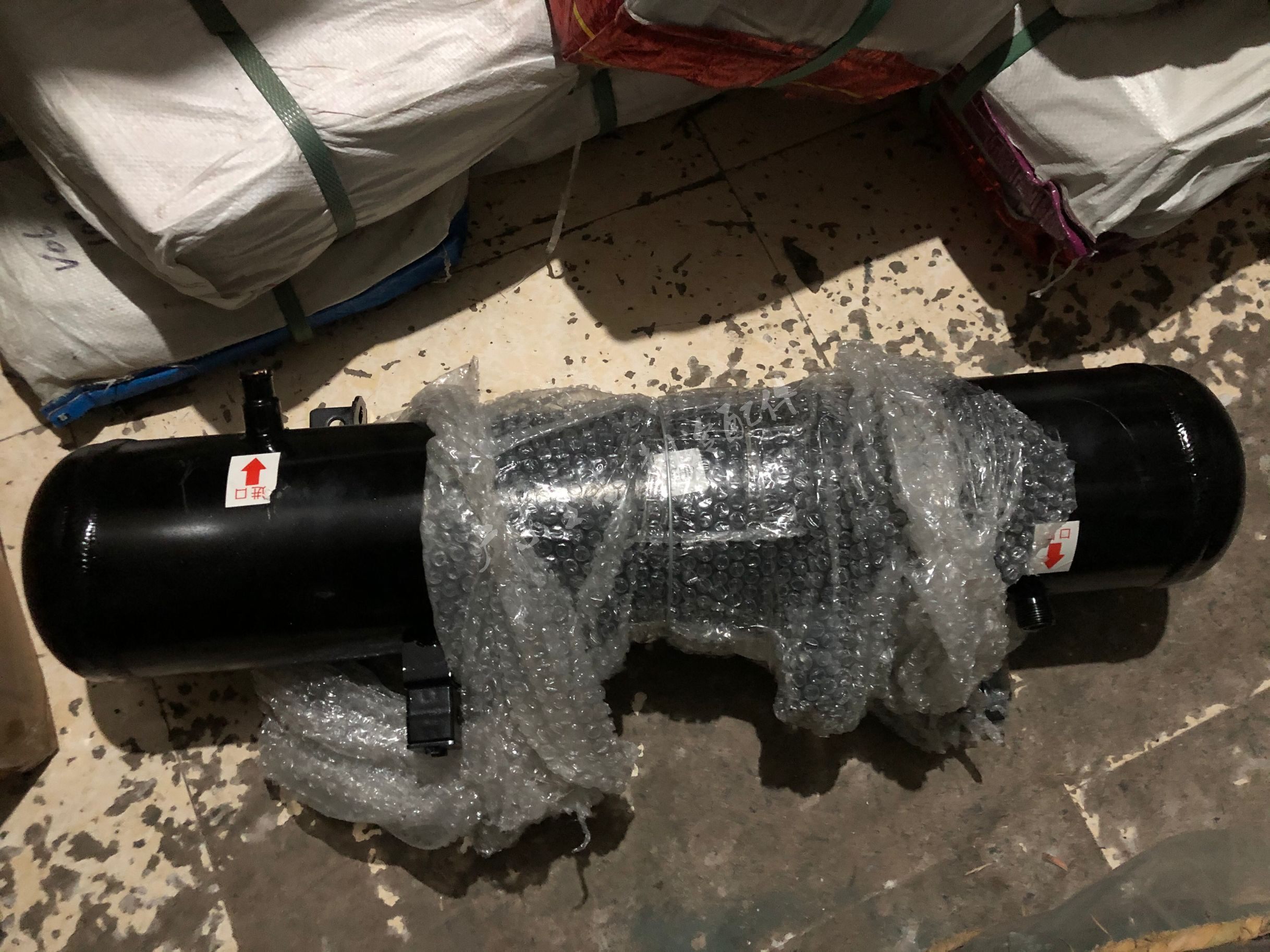 5匹 15升 空调冷库制冷机组 卧式储液器 储液罐 储液瓶 贮液瓶