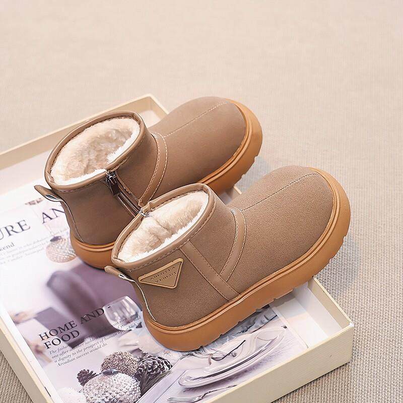 女童雪地靴冬季2024新款加绒加厚儿童东北棉鞋中大童拉链女款棉靴,童鞋/婴儿鞋/亲子鞋,雪地靴,淘宝优惠券,粉丝福利购,淘宝优惠卷