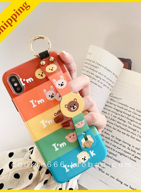 strap Phone cover iPhone 11 pro max cute casing chain case