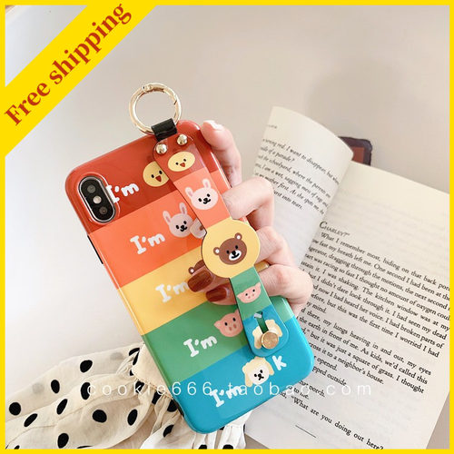strap Phone cover iPhone 11 pro max cute casing chain case