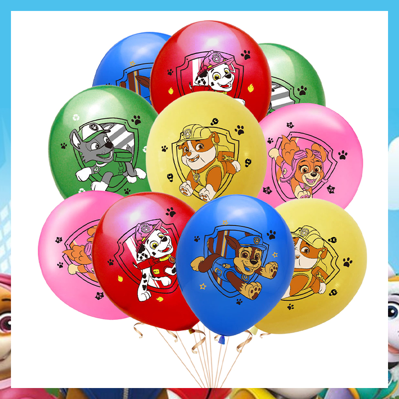 狗狗巡逻队气球汪汪队乳胶气球