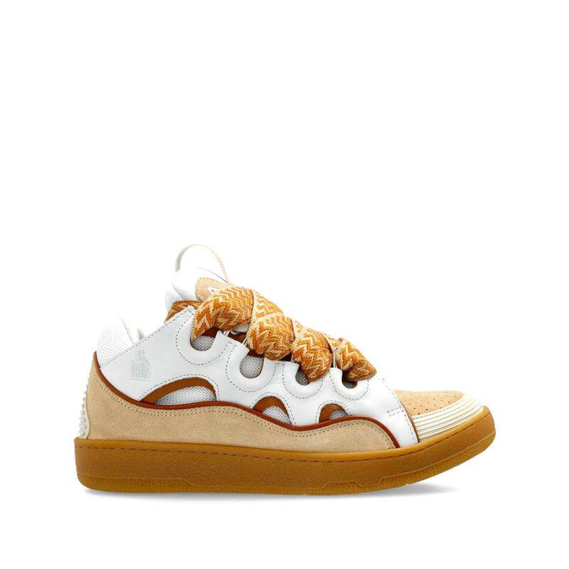 代购LANVIN浪凡男士休闲鞋缓震耐磨轻量运动鞋低帮系带板鞋