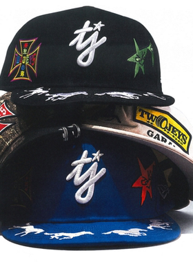 代购Twojeys x New Era 59Fifty EMB联名款刺绣款运动帽棒球帽