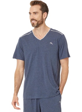 代购Tommy Bahama男士T恤透气吸汗修身夏季日常短袖爆款休闲