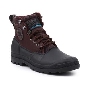 代购PALLADIUM帕拉丁男士雪地靴保暖防水防滑耐磨系带圆头短筒