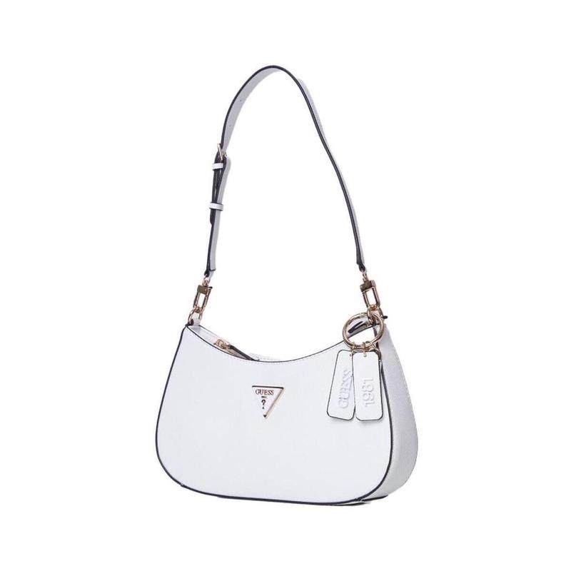 代购GUESS女士单肩包轻便携带日常通勤简约设计多功能收纳白色