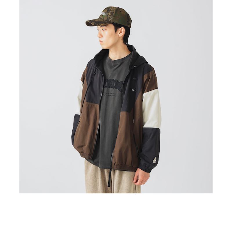 代购BEAMS男士夹克防风保暖拼色加厚户外春秋外套爆款休闲