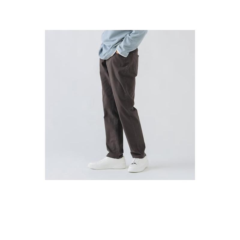 代购BEAMS男士休闲裤舒适透气棉质窄版办公休闲长裤百搭简约