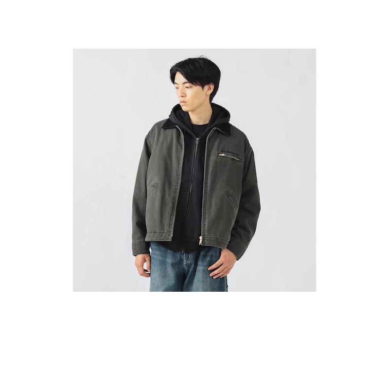 代购BEAMS男士夹克保暖防风牛仔加绒春秋户外外套爆款休闲